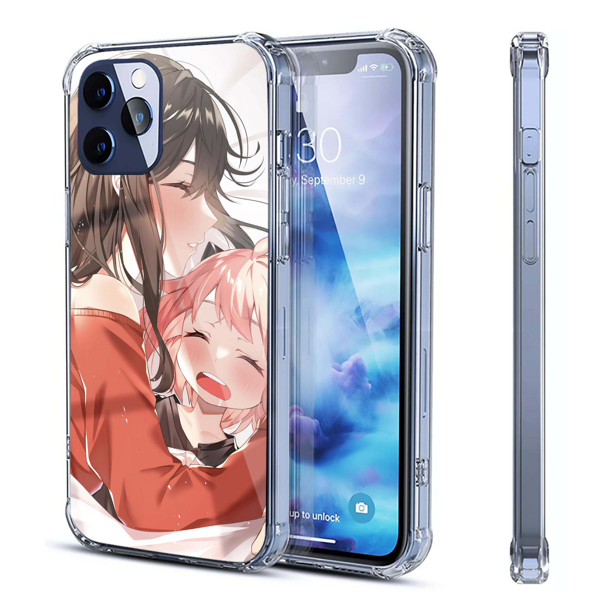 （画像用） SPY×FAMILY间谍家家酒 【iPhone 12シリーズ対応】透明スマホケース（クリアソフトケース）